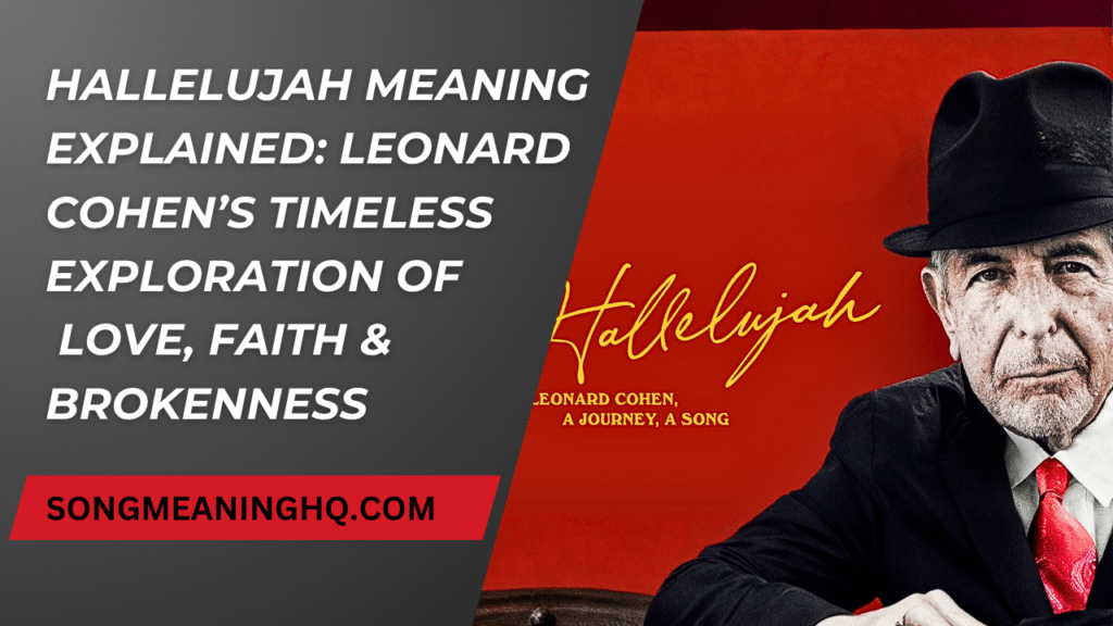 Hallelujah Meaning Explained: Leonard Cohen’s Timeless Exploration of Love, Faith & Brokenness